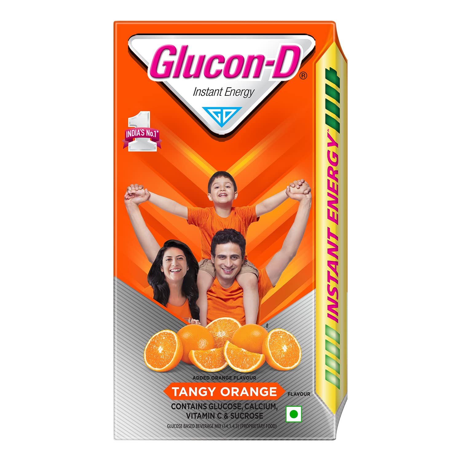 Glucon-D Tangy Orange Glucose Powder (1kg, Refill)
